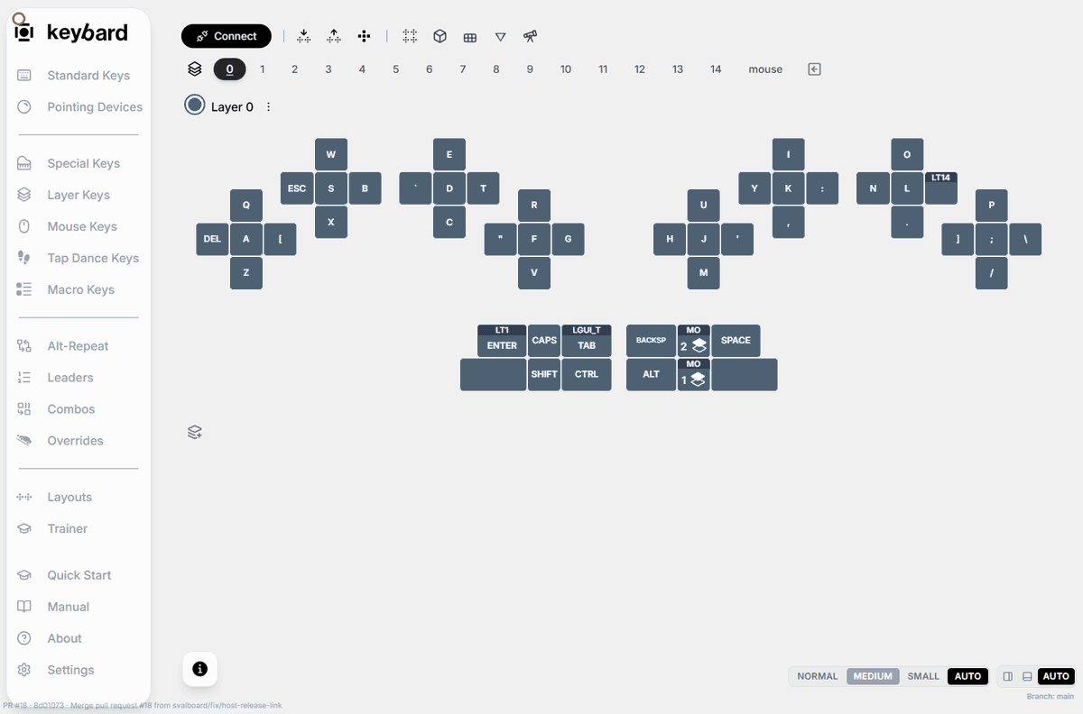 Create and assign a text macro: actual Keybard workflow