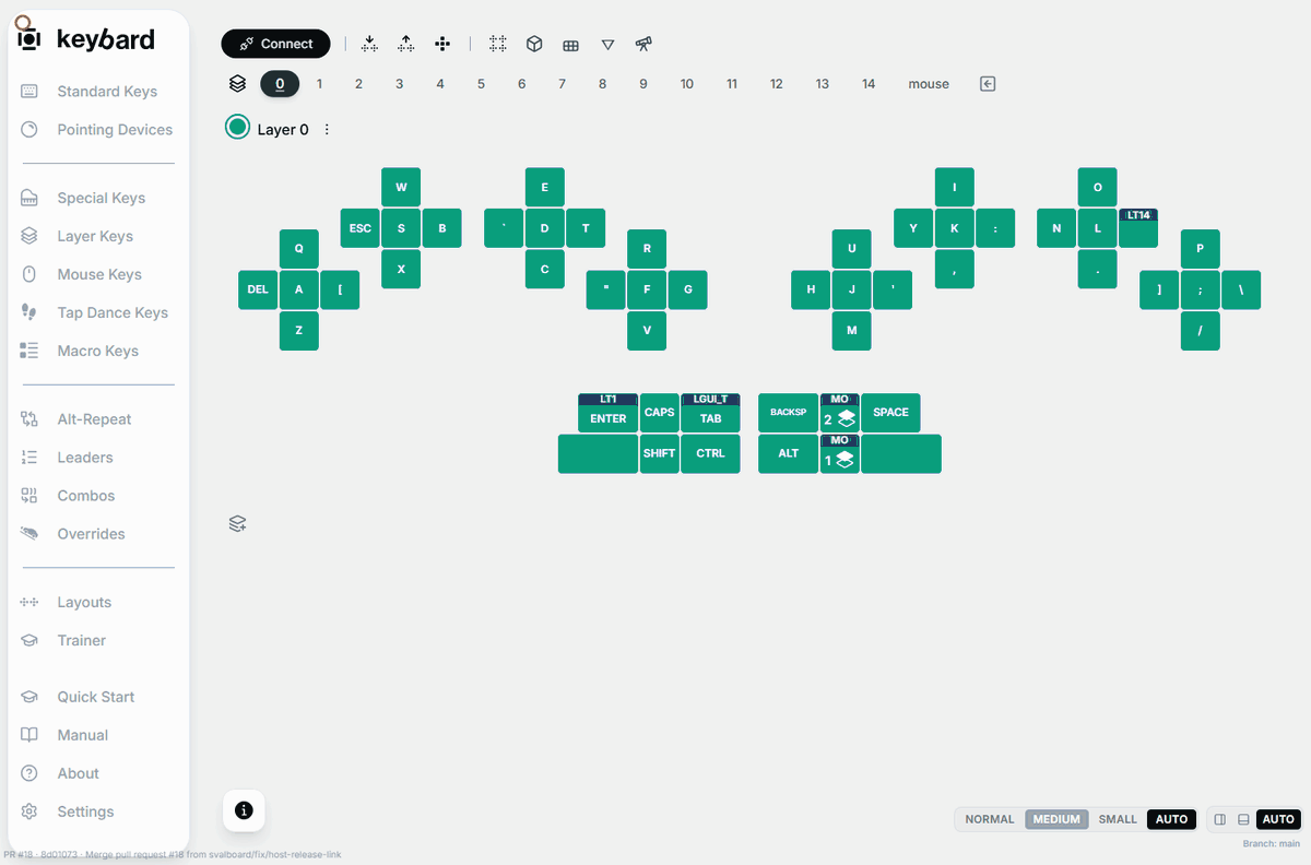 Practice one recall prompt: actual Keybard workflow